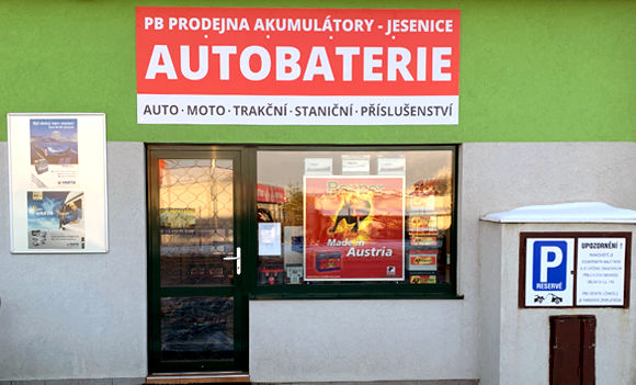 PB-Prodejna Akumulátory - pobočka Jesenice